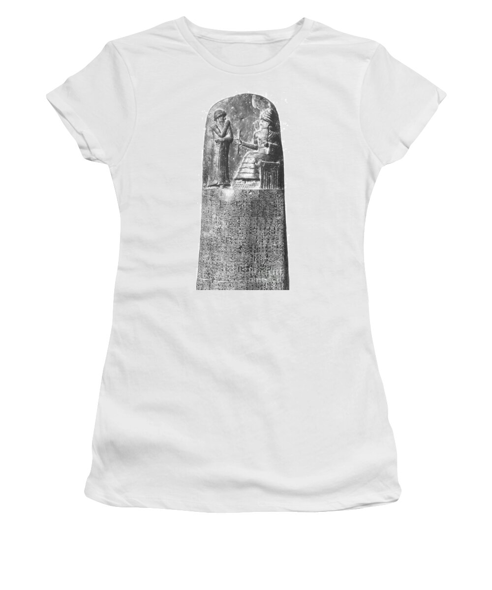 History Women's T-Shirt featuring the photograph Hammurabi, Babylonian King And Lawmaker by Photo Researchers