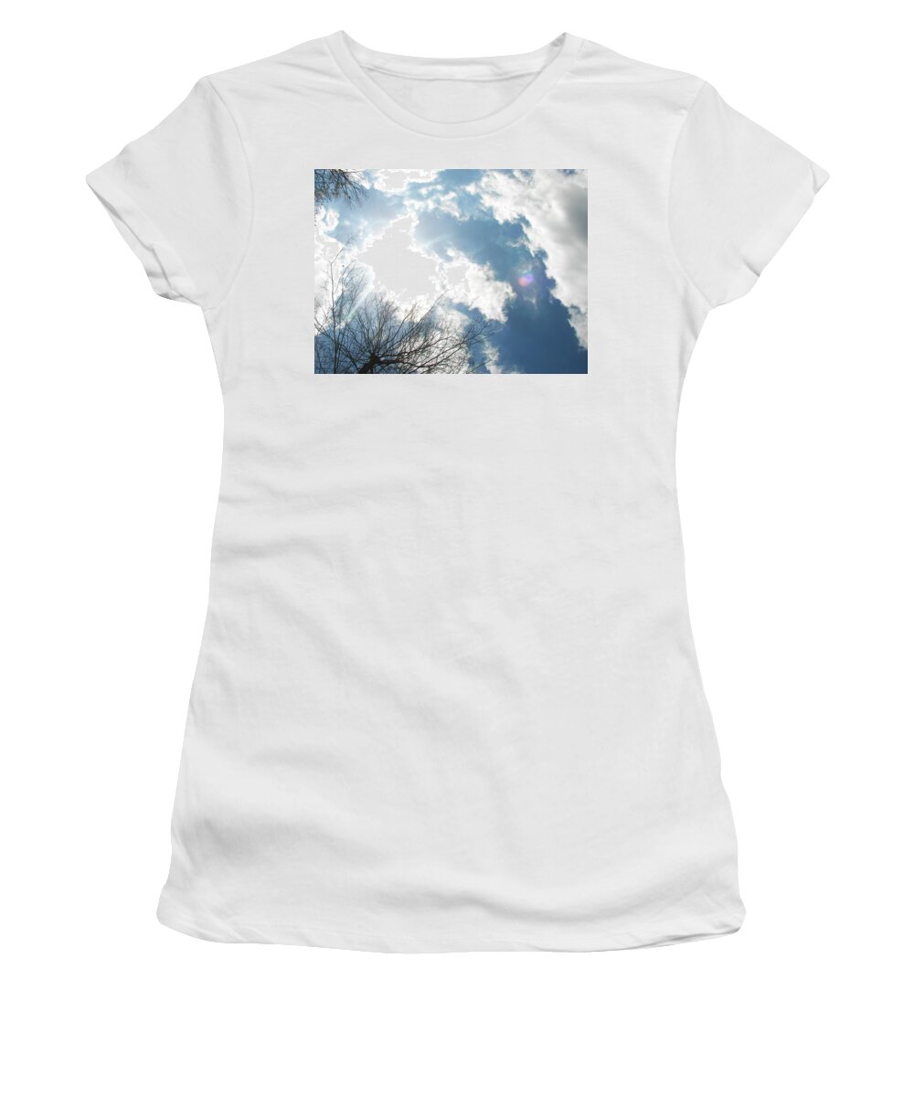 Clouds Women's T-Shirt featuring the photograph Imagination by Pamela Hyde Wilson