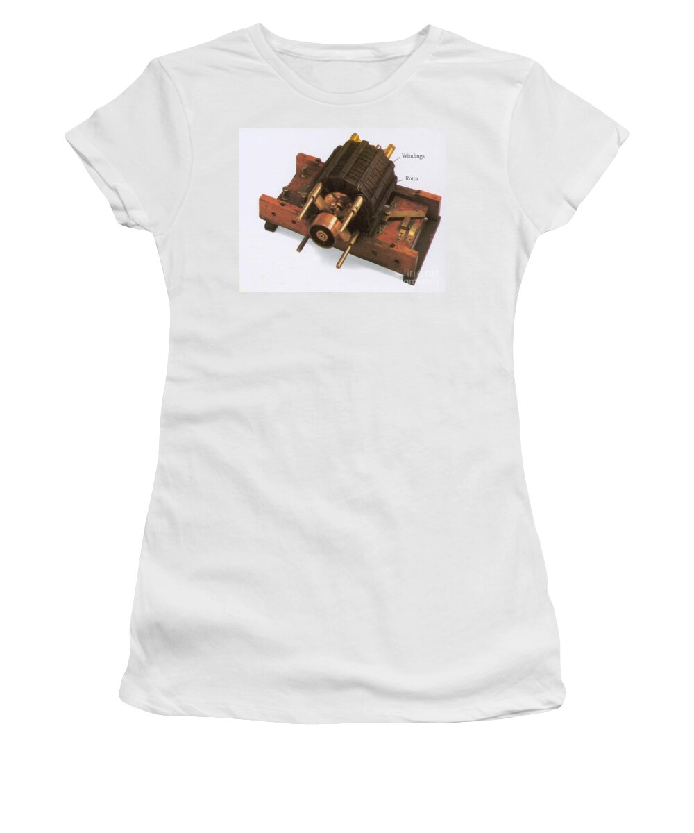 Induction Motor Women's T-Shirt featuring the photograph Induction Motor by Science Source