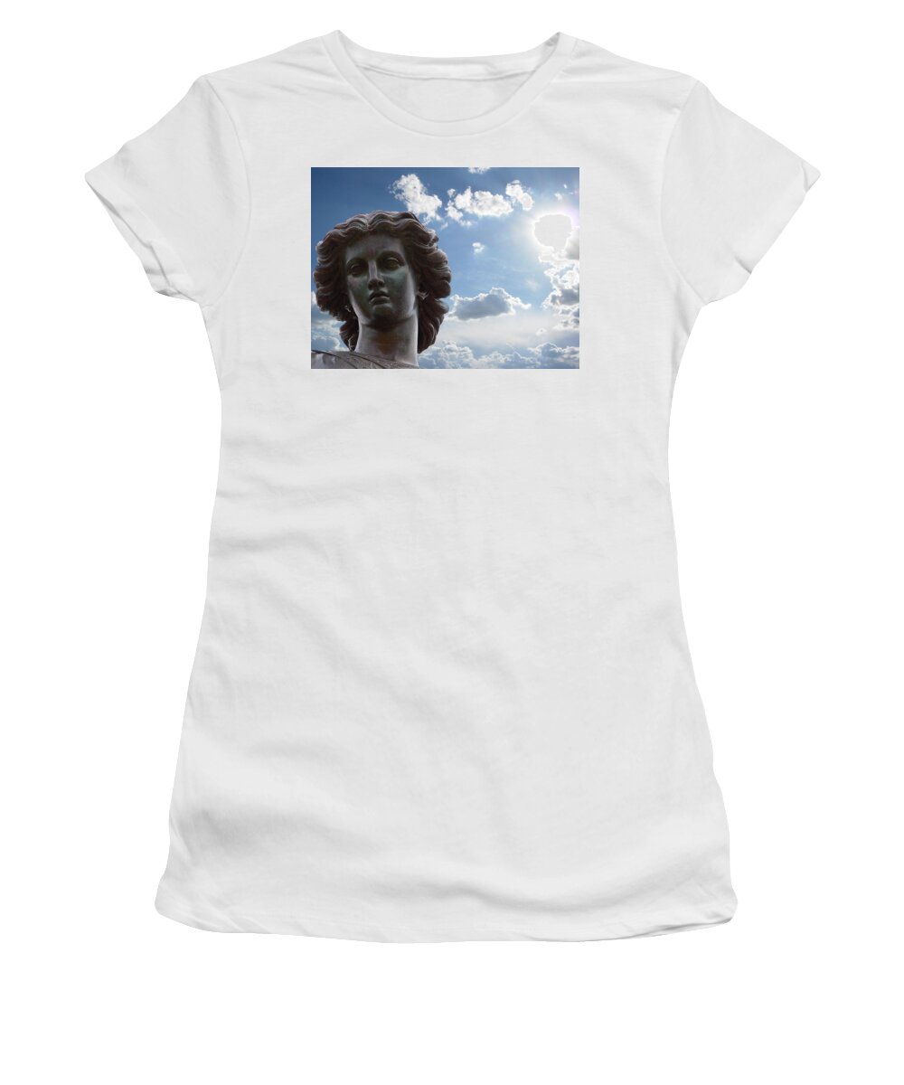 Sky Women's T-Shirt featuring the photograph Lady of the Waters by Sarah McKoy
