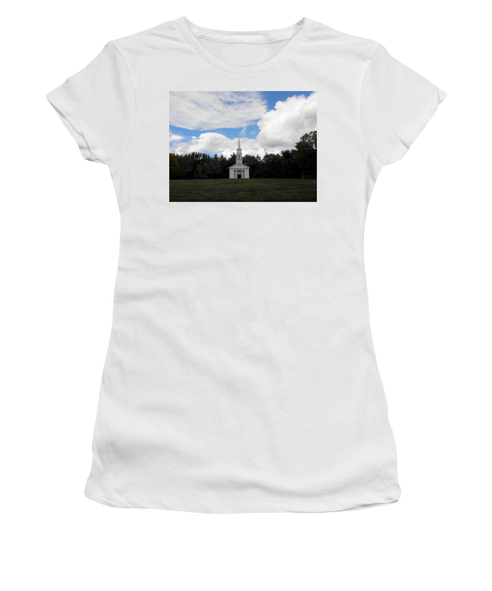 Martha Mary Chapel Women's T-Shirt featuring the photograph Martha Mary Chapel by Kim Galluzzo