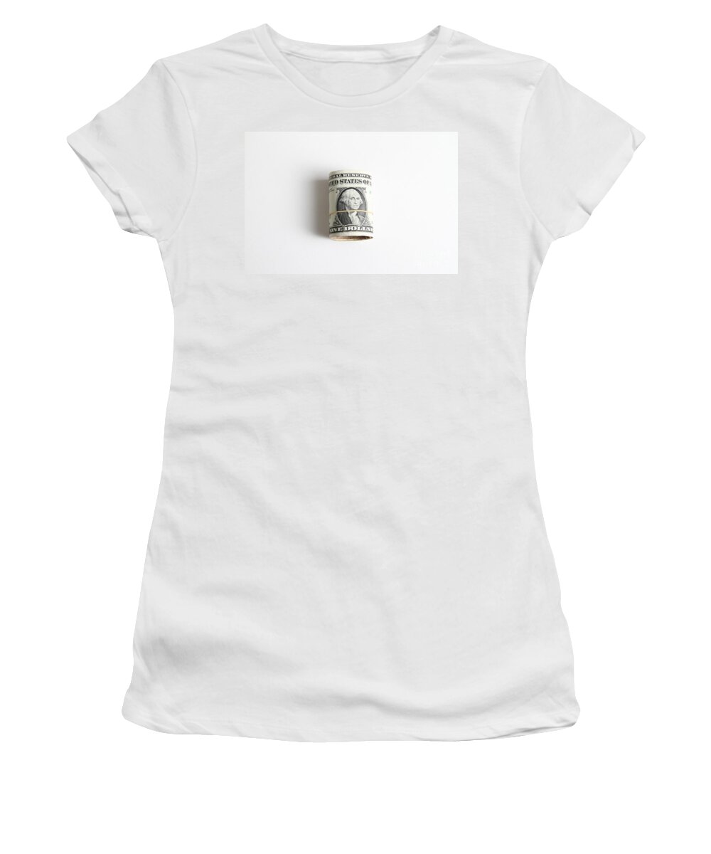 Still Life Women's T-Shirt featuring the photograph Money by Photo Researchers