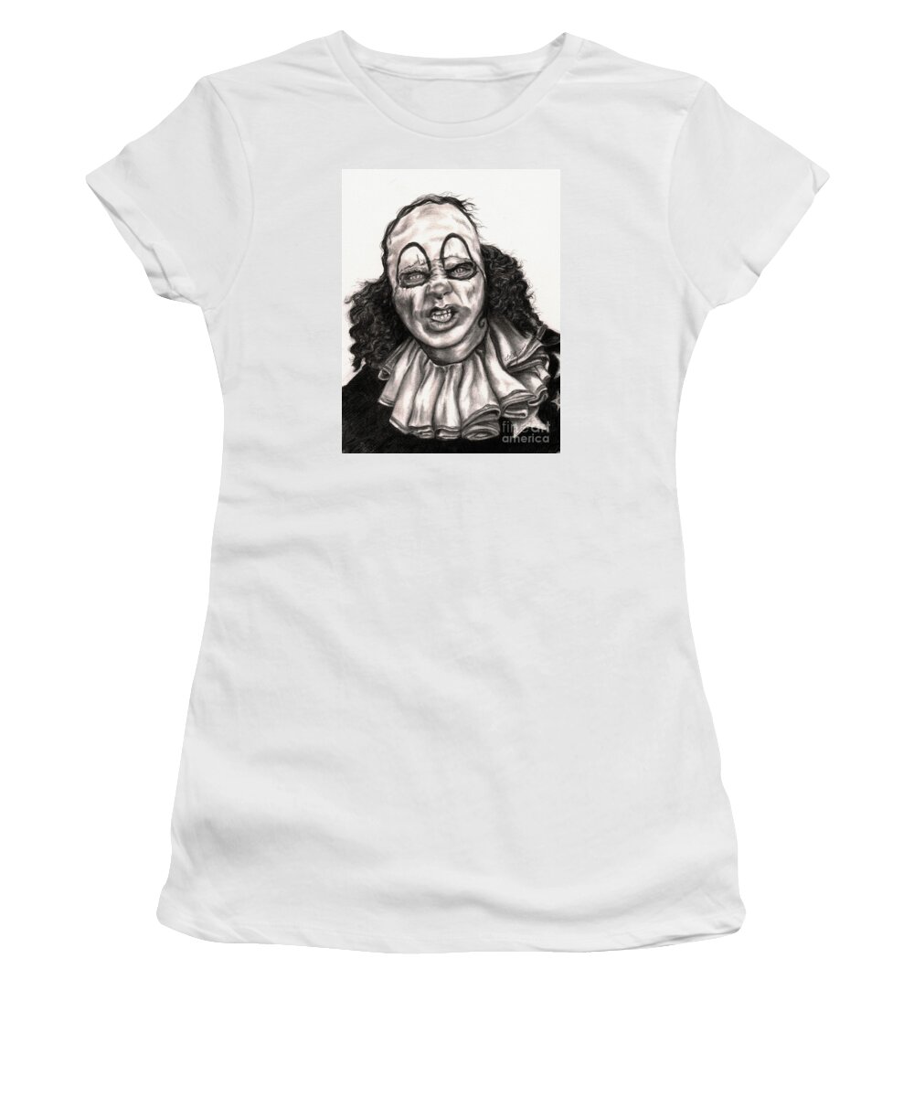 Mr.jelly Women's T-Shirt featuring the drawing Mr. Jelly by Kathleen Kelly Thompson