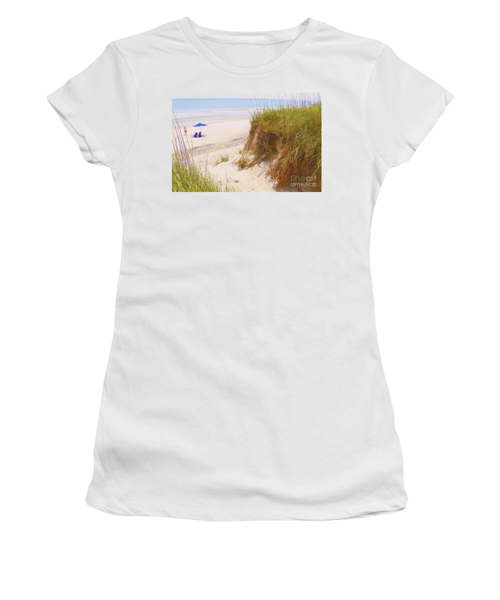 Beach Women's T-Shirt featuring the photograph Outerbanks by Lydia Holly