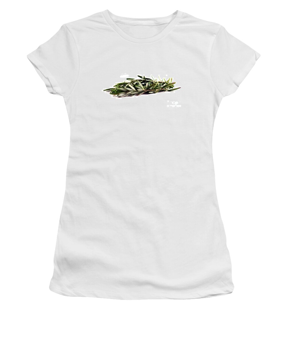 Aroma Women's T-Shirt featuring the photograph Rosemary by Henrik Lehnerer