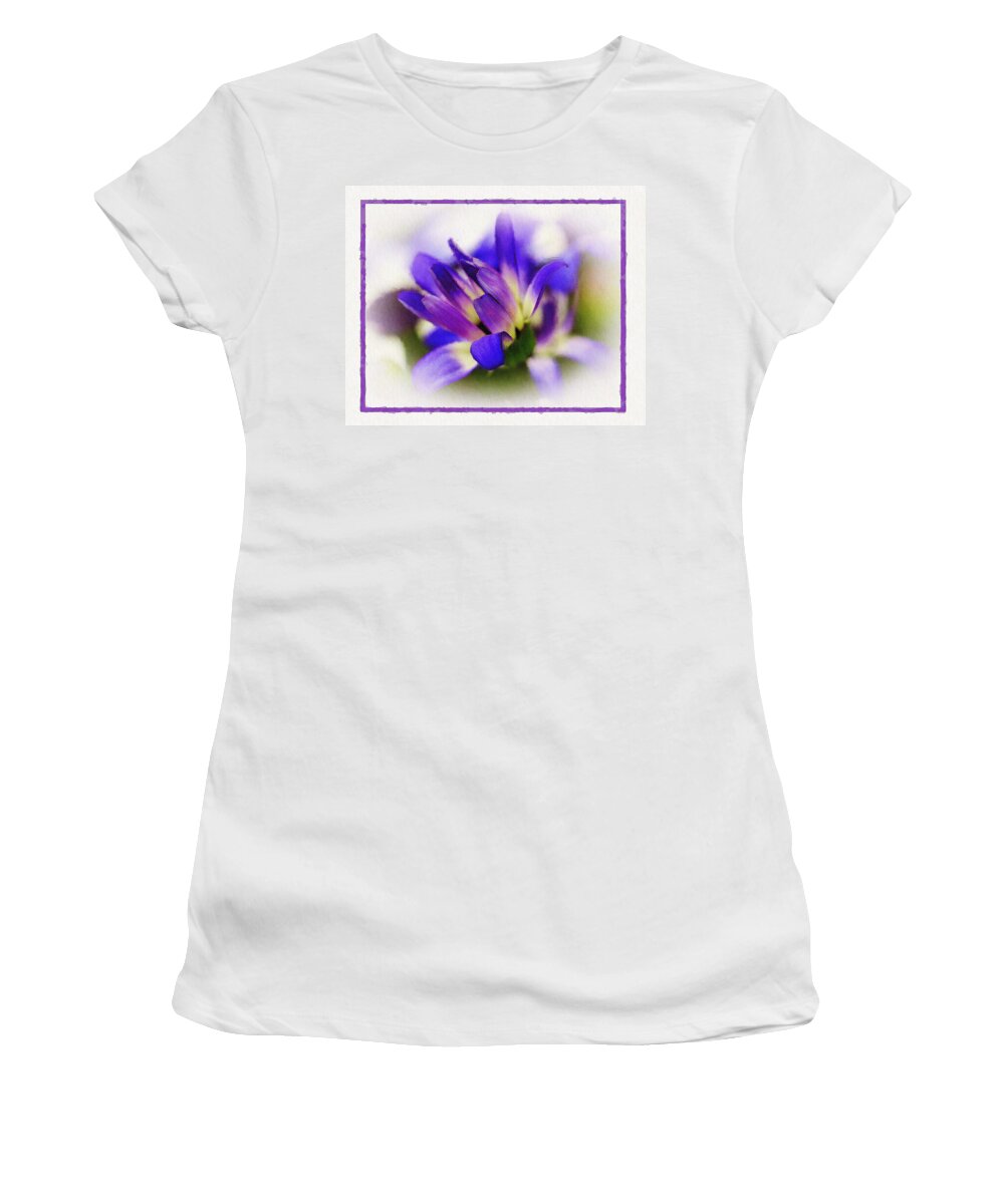 Blue Women's T-Shirt featuring the photograph Royal Purple by Judi Bagwell