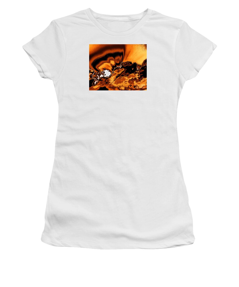 Solar Flare Women's T-Shirt featuring the photograph Solar Flare by Rebecca Margraf