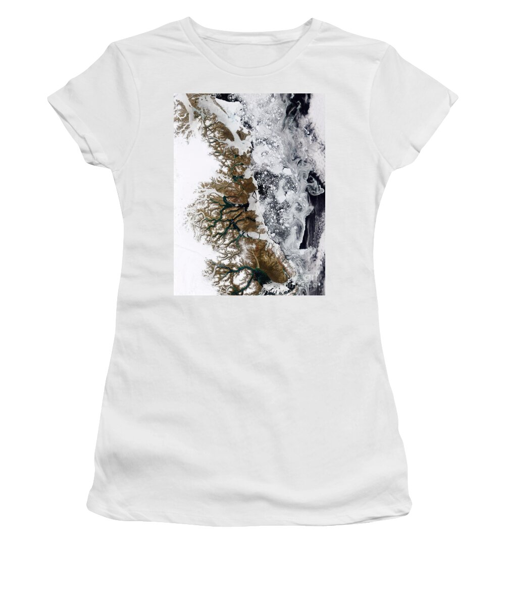 Greenland Women's T-Shirt featuring the photograph Summer Thaw, Greenland by Science Source