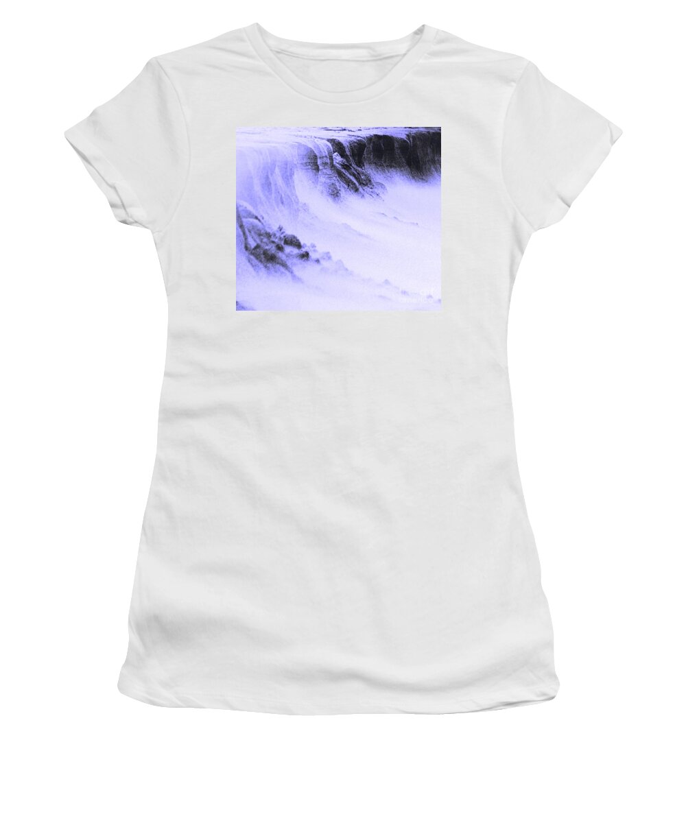 Alien Women's T-Shirt featuring the mixed media The Arrival by Blair Stuart