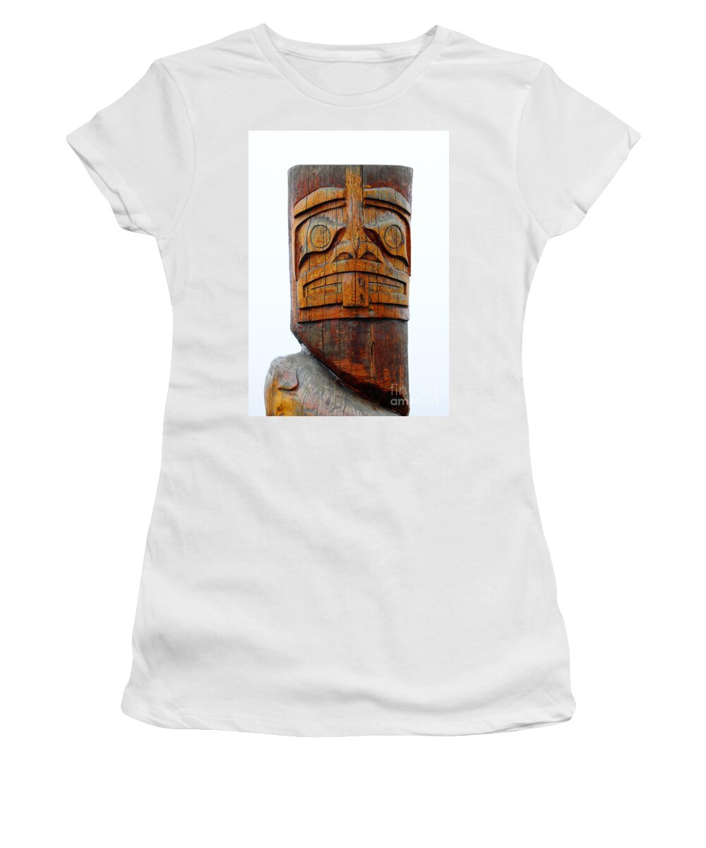Totem Women's T-Shirt featuring the photograph The Totem Canada by Vivian Christopher