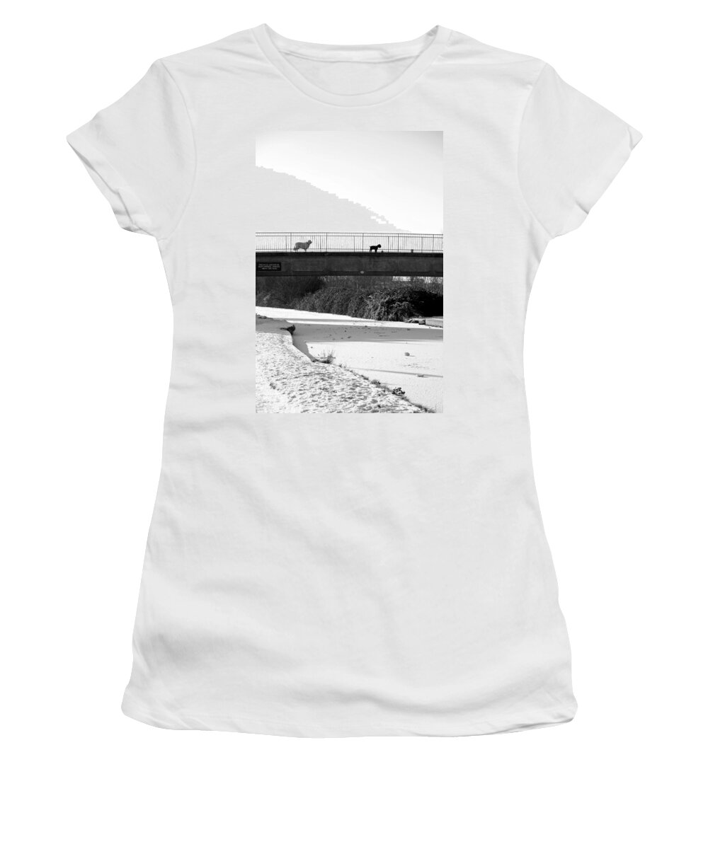 Burton On Trent Women's T-Shirt featuring the photograph Watch Dogs by Rod Johnson