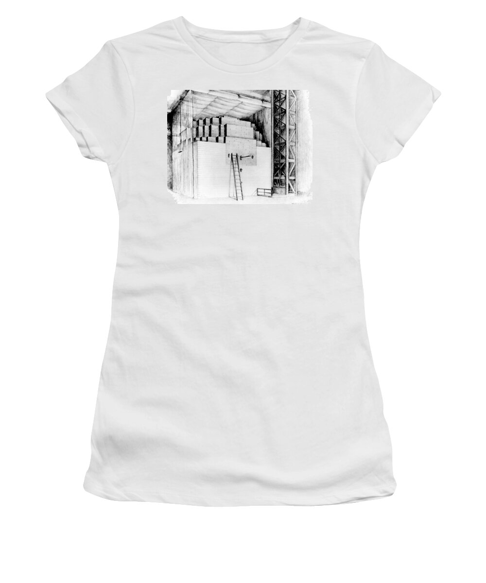 Science Women's T-Shirt featuring the photograph Chicago Pile-1, 1942 #1 by Science Source