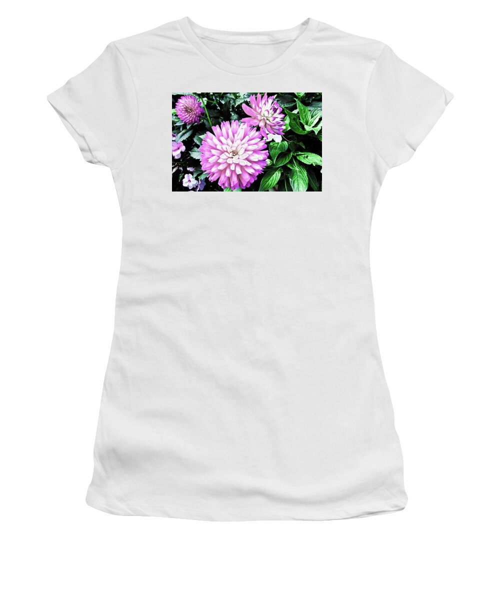 Flower Women's T-Shirt featuring the photograph Dahlia #1 by Cesar Vieira