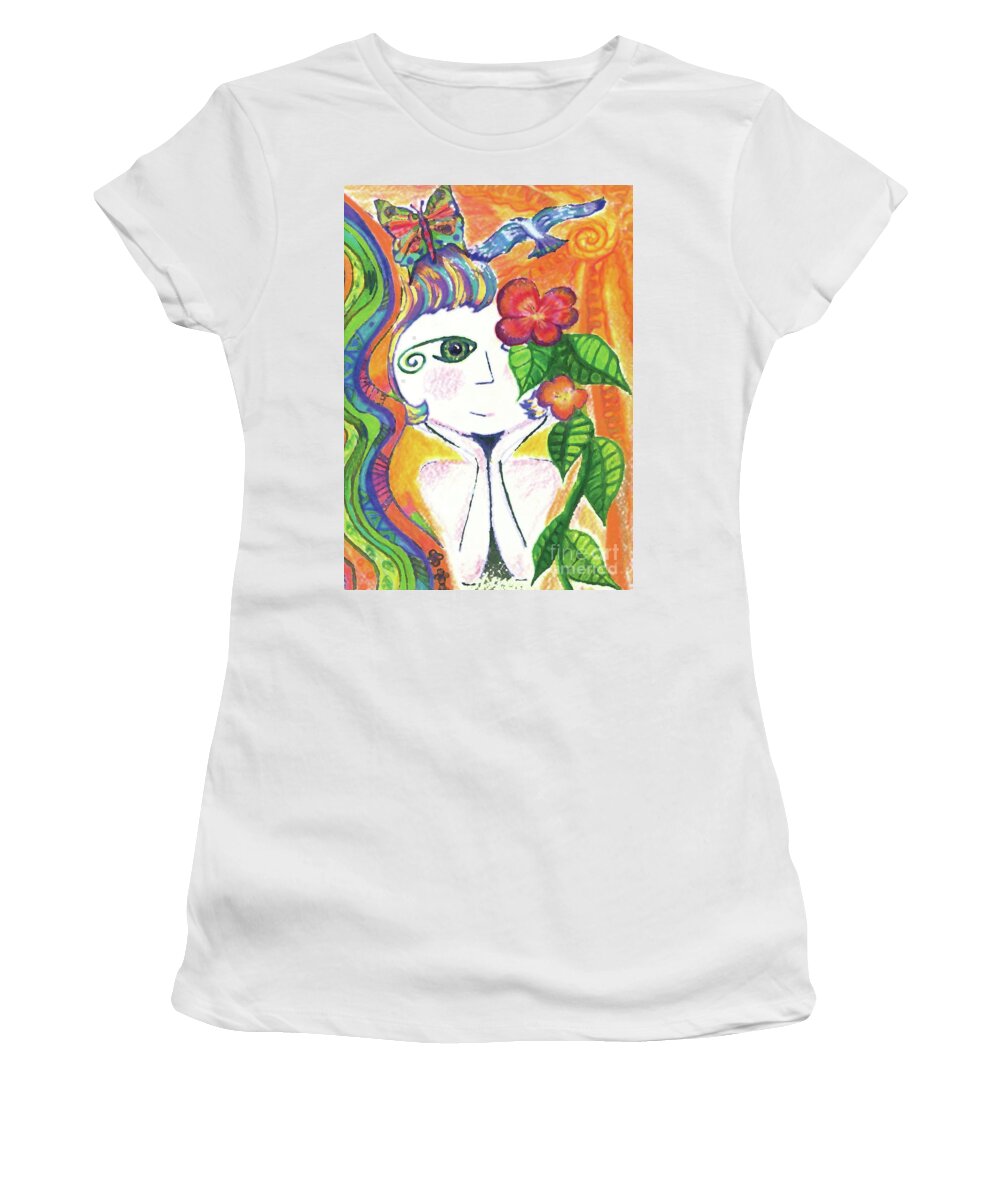 Dreams Women's T-Shirt featuring the digital art DreamCatcher #1 by Shelley Myers
