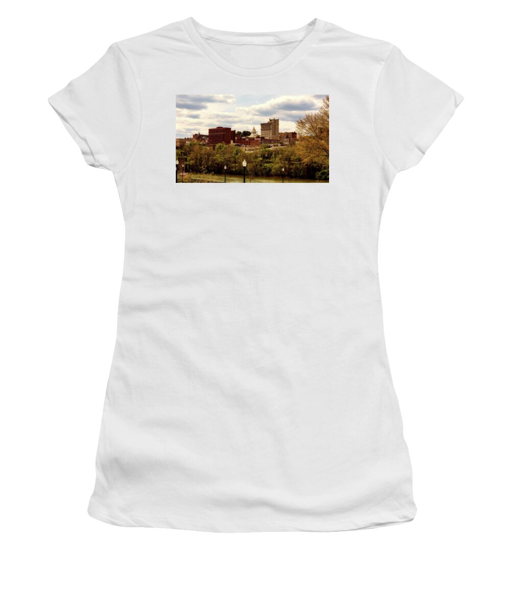 Fairmont Women's T-Shirt featuring the photograph Fairmont West Virginia #1 by Mountain Dreams