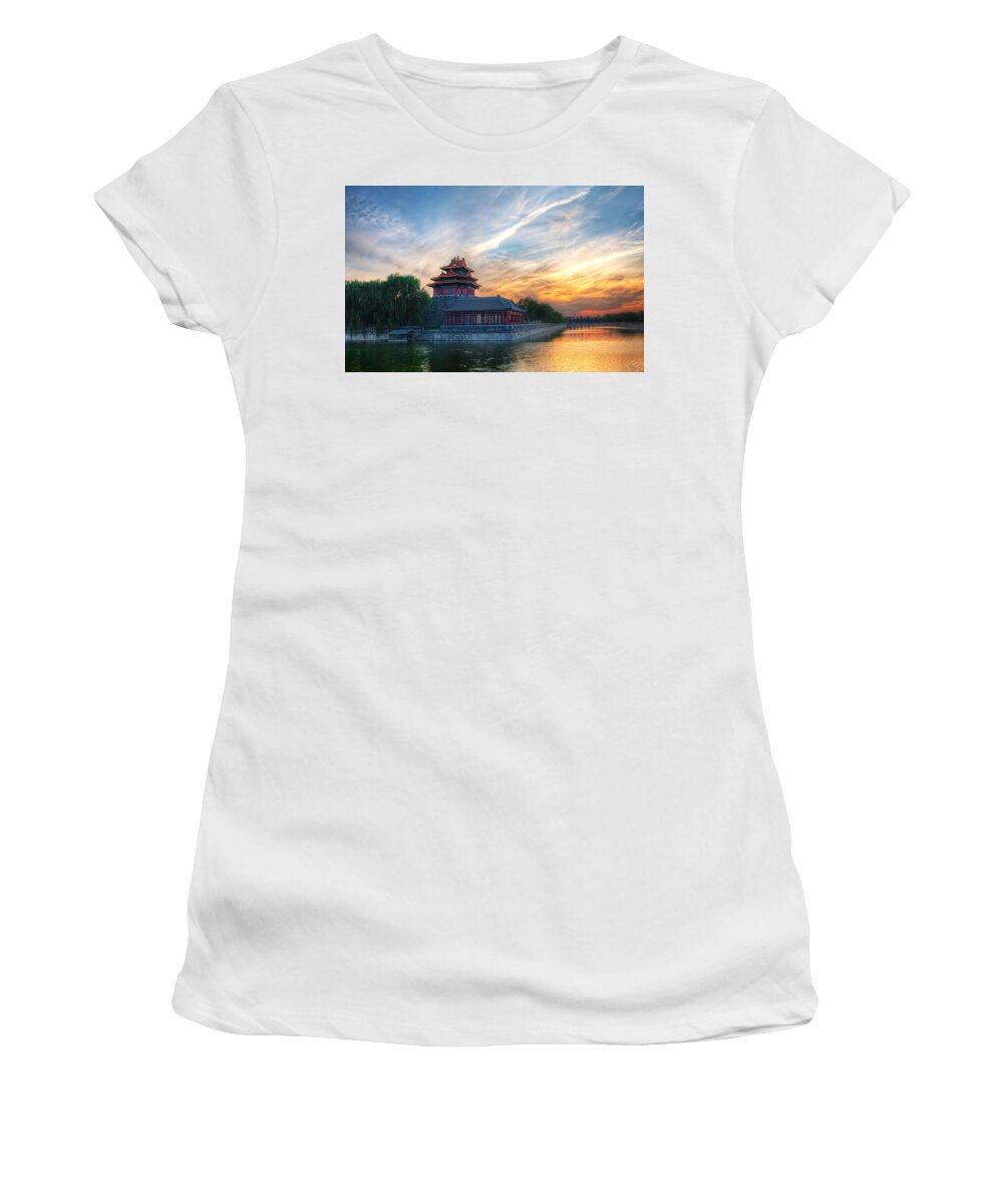 Forbidden City Women's T-Shirt featuring the photograph Forbidden City #1 by Jackie Russo