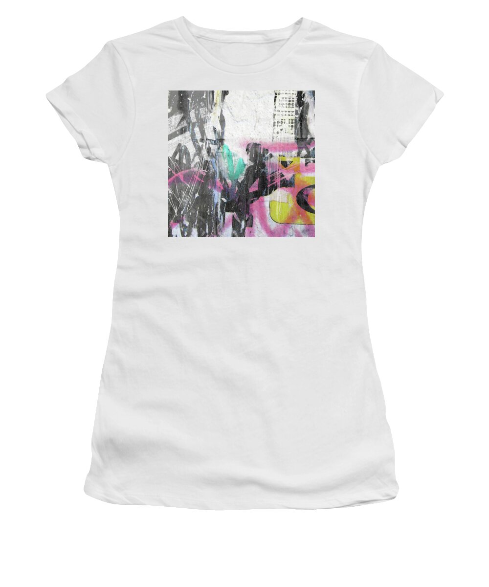 Graffiti Women's T-Shirt featuring the digital art Graffiti Grunge #1 by Roseanne Jones