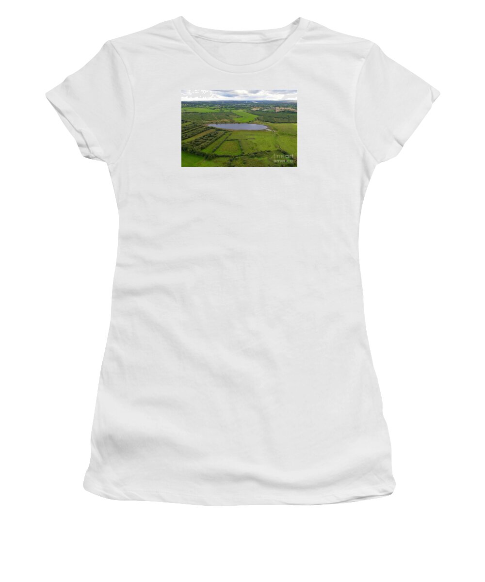 Holly Lake Women's T-Shirt featuring the photograph Holly Lake Loch - Cuileann #1 by Joe Cashin