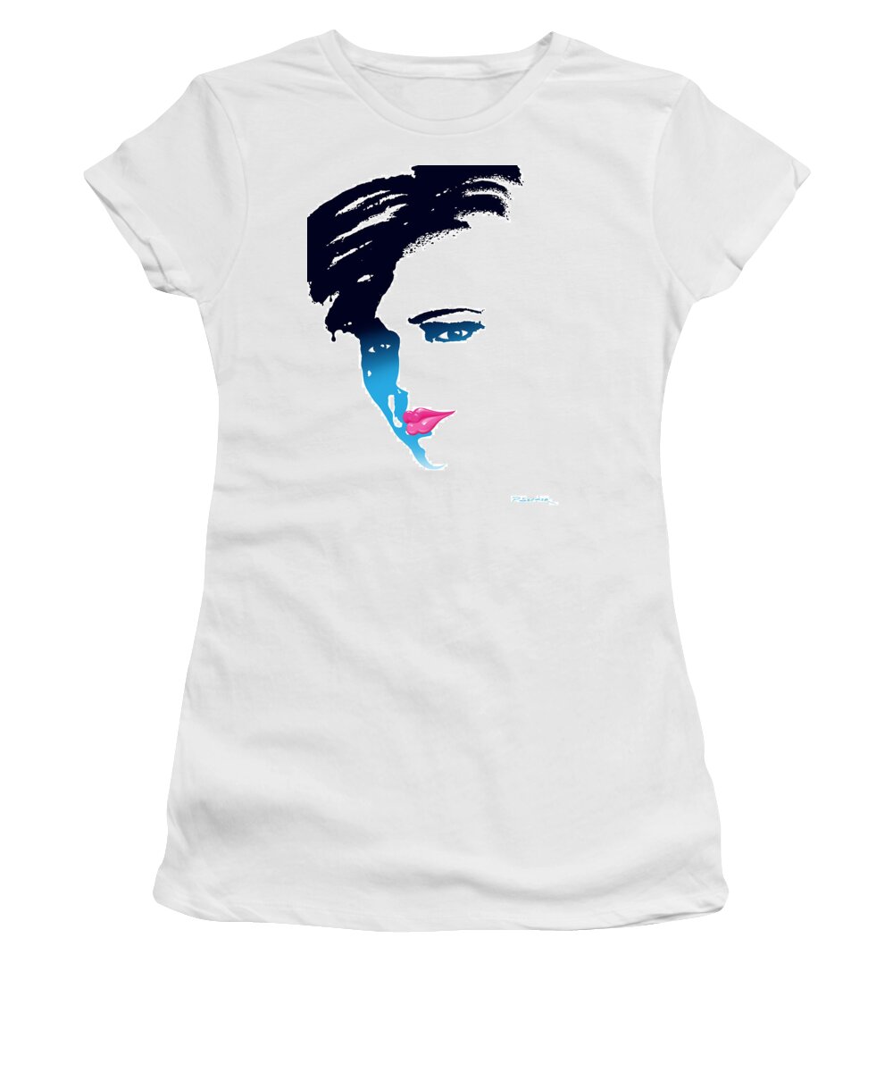 Impetuous Women's T-Shirt featuring the digital art Impetuous by Peter Secker