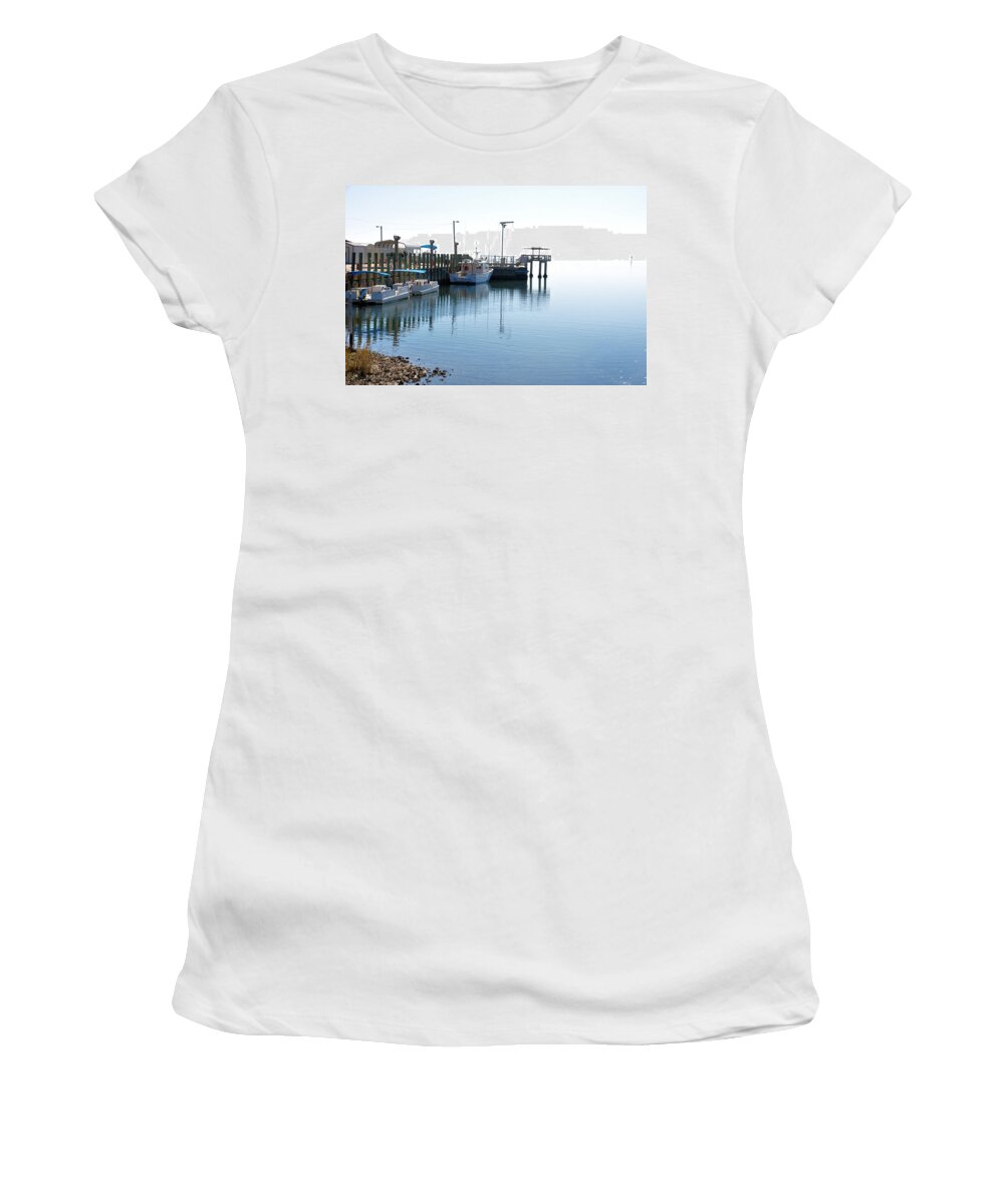 Seascapes Women's T-Shirt featuring the photograph Infinity by Jan Amiss Photography