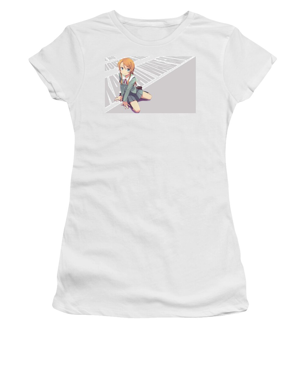 Oreimo Women's T-Shirt featuring the digital art Oreimo #1 by Super Lovely