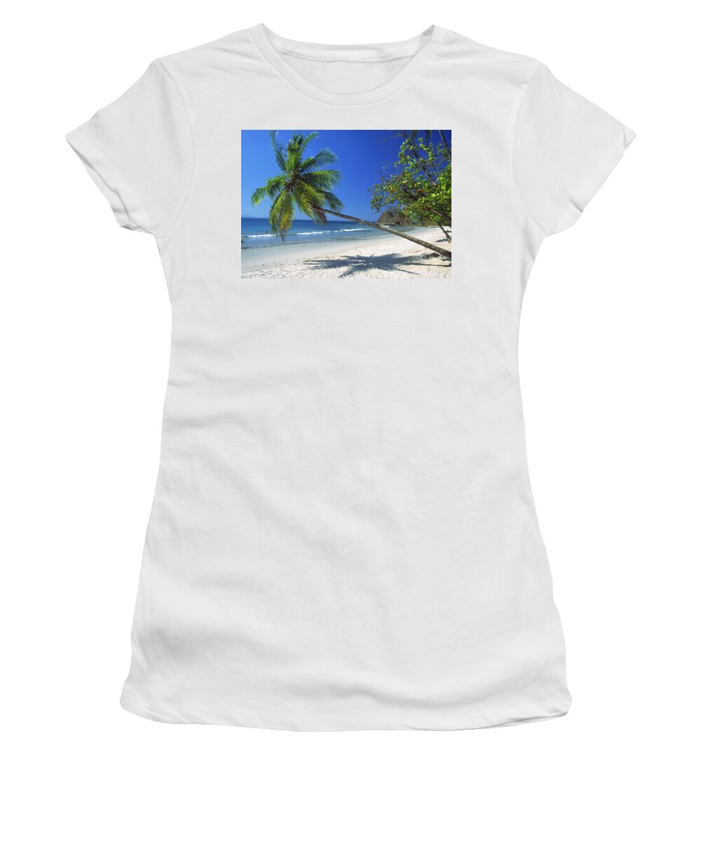 Costa Rica Women's T-Shirt featuring the photograph Pacific coast beach, Costa Rica #1 by Gary Corbett