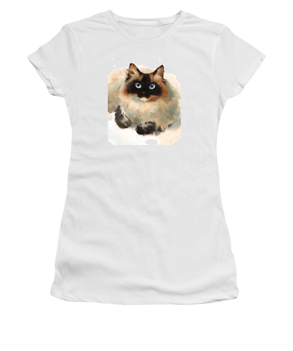 Ragdoll Cat - Watercolor paint Kids T-Shirt for Sale by