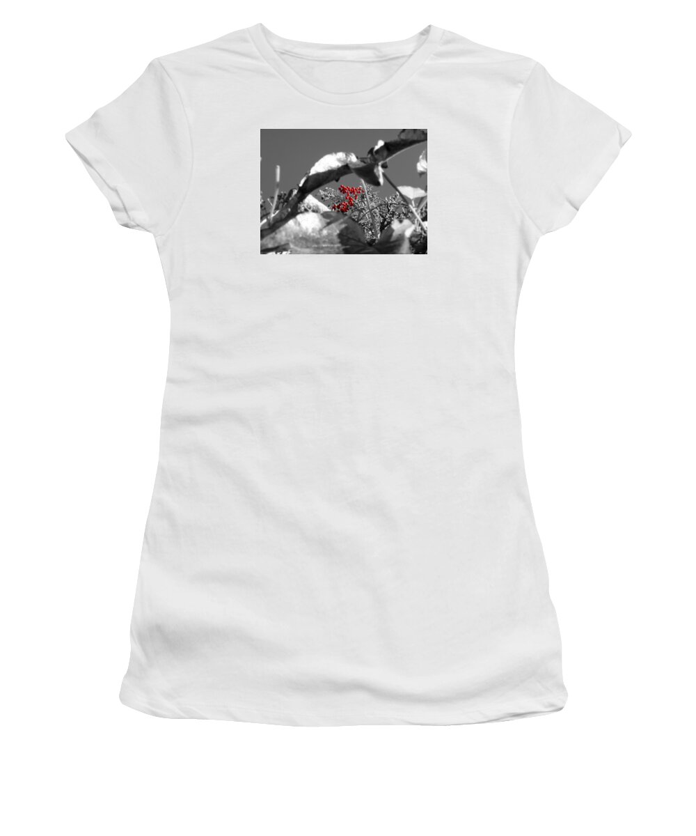 Fruit Women's T-Shirt featuring the photograph Red fruit #1 by Lukasz Ryszka