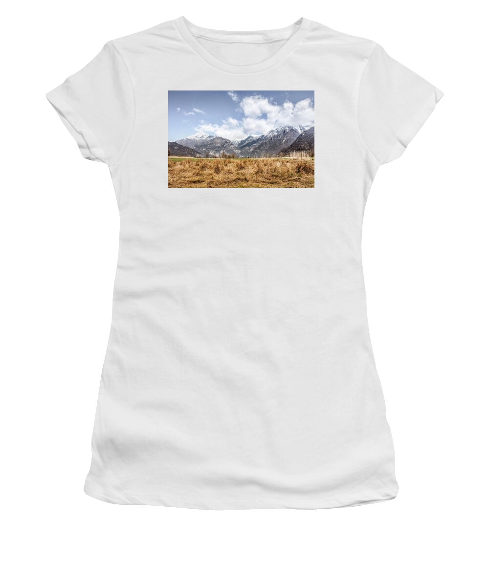 Alps Women's T-Shirt featuring the photograph The Alps by Pavel Melnikov