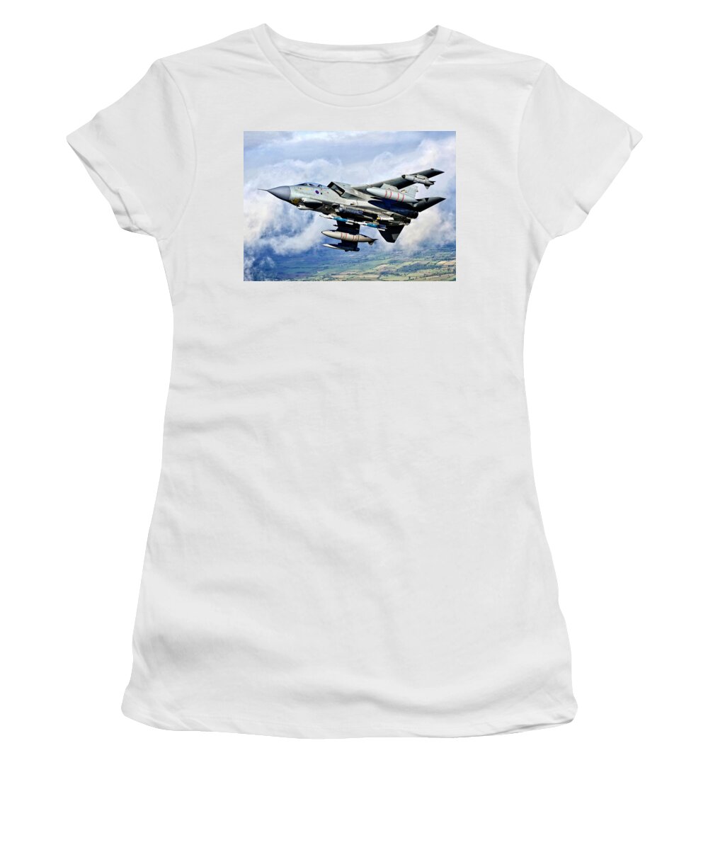 Gr4 Women's T-Shirt featuring the photograph Tornado GR4 #1 by Roy Pedersen