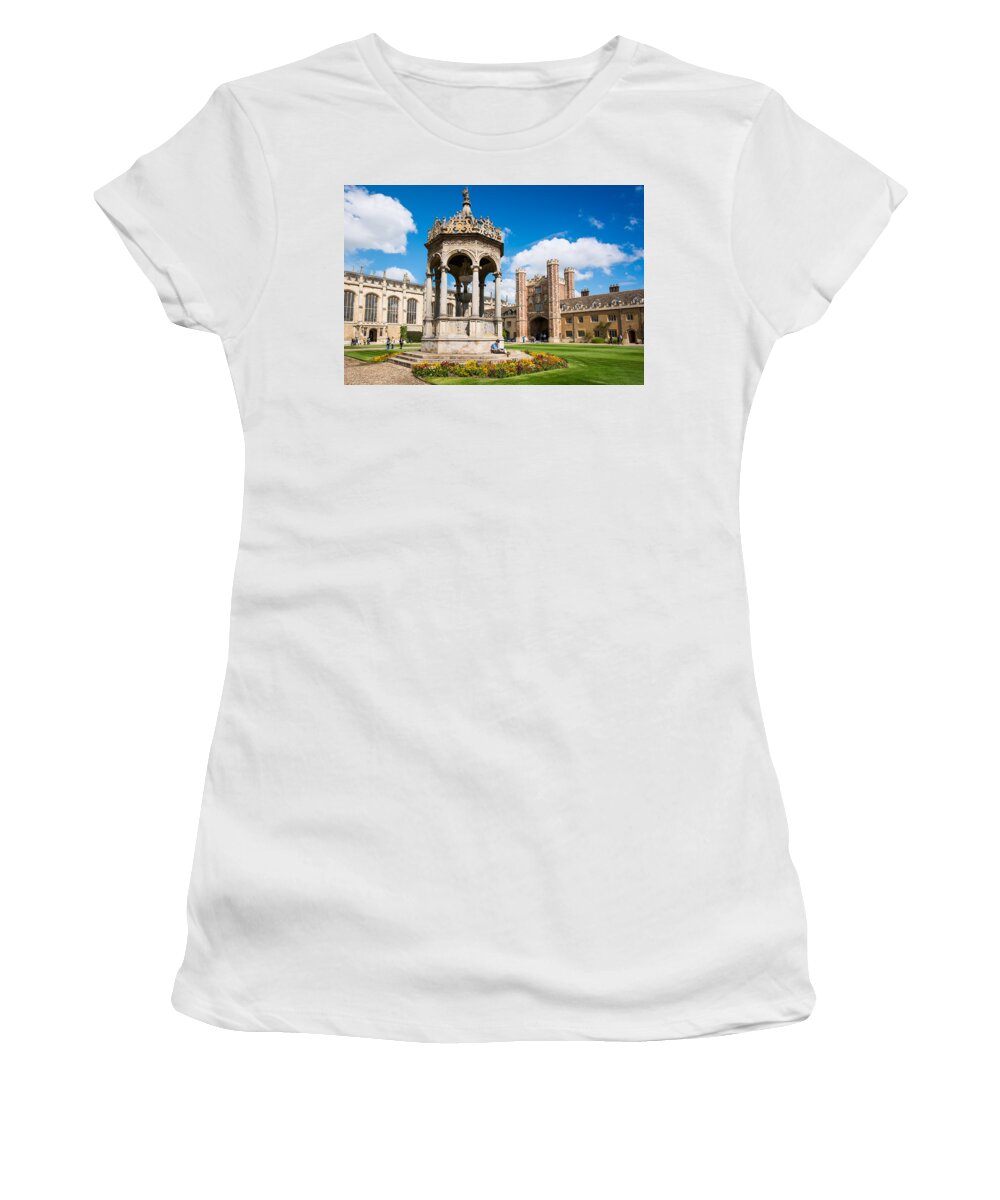 Cambridge Women's T-Shirt featuring the photograph Trinity #1 by Andrew Michael