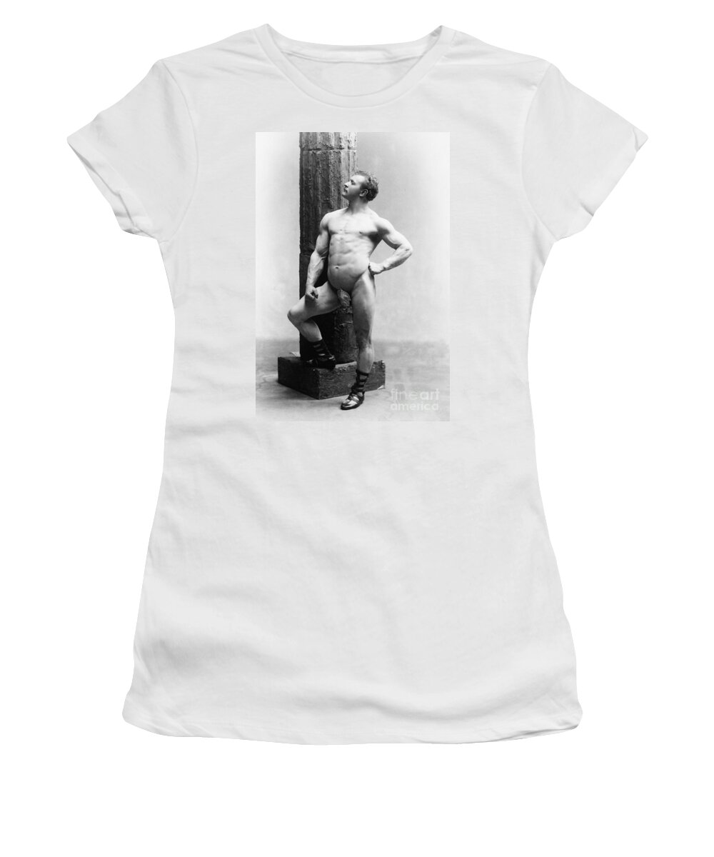 Erotica Women's T-Shirt featuring the photograph Eugen Sandow, Father Of Modern #11 by Science Source