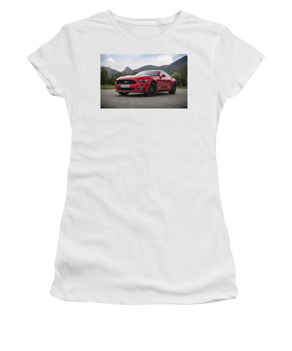 Ford Women's T-Shirt featuring the photograph Ford #11 by Jackie Russo