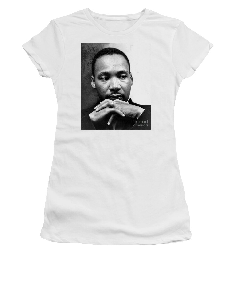 20th Century Women's T-Shirt featuring the photograph Martin Luther King, Jr #11 by Granger