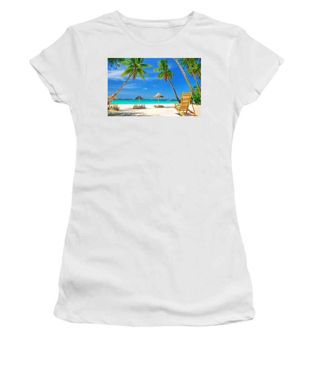 Holiday Women's T-Shirt featuring the photograph Holiday #12 by Jackie Russo