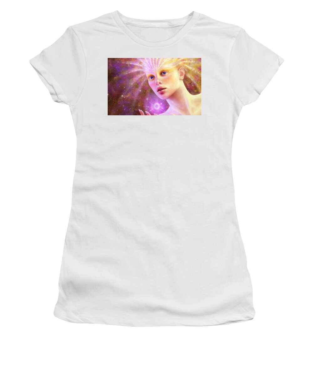 Women Women's T-Shirt featuring the digital art Women #129 by Super Lovely