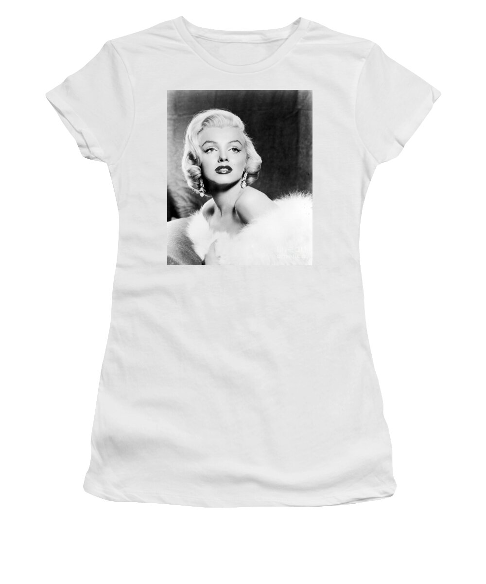 20th Century Women's T-Shirt featuring the photograph Marilyn Monroe #18 by Granger