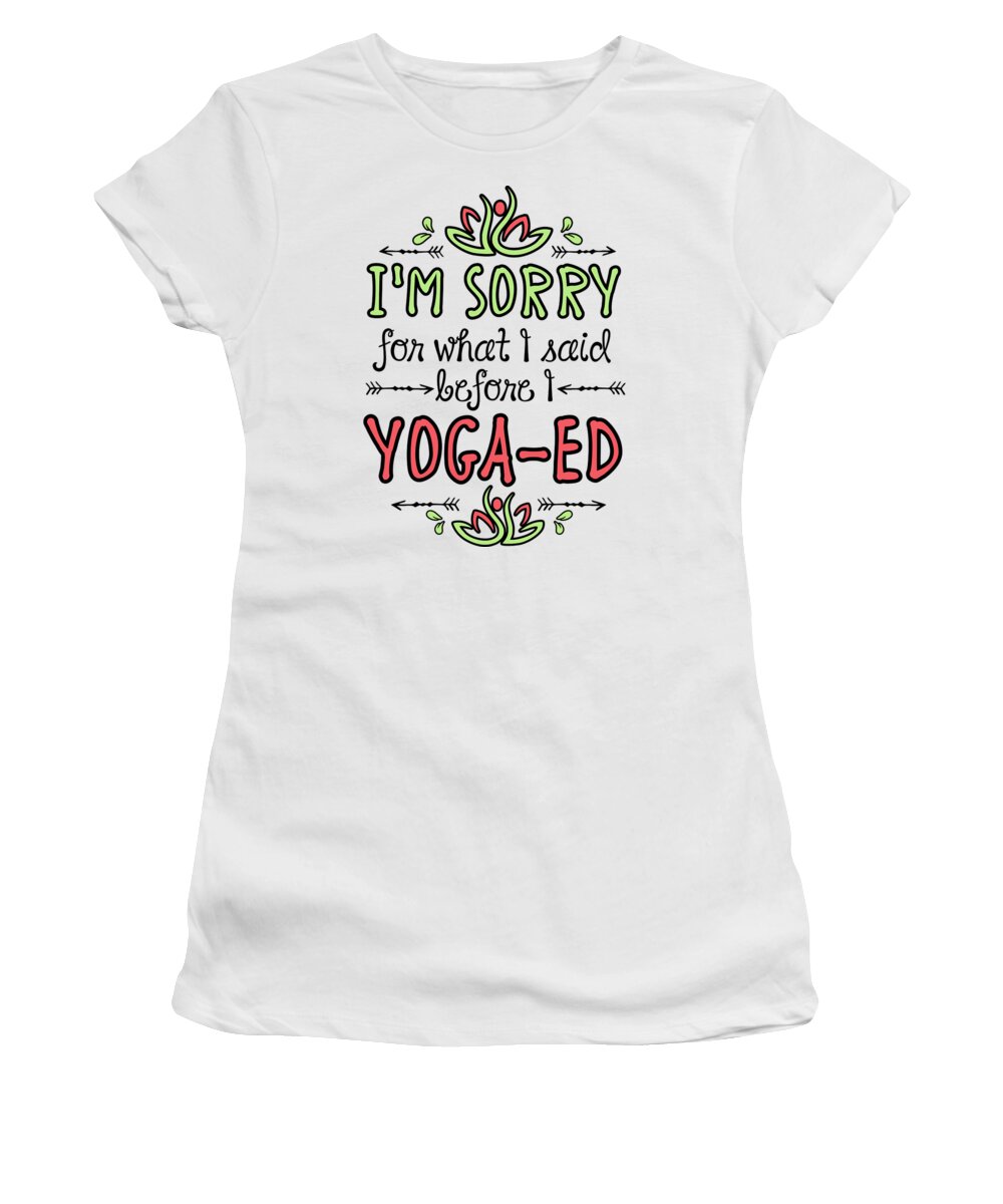Funny Yoga Art for Women and Men Namaste Flexible Pose Light #2 Women's  T-Shirt