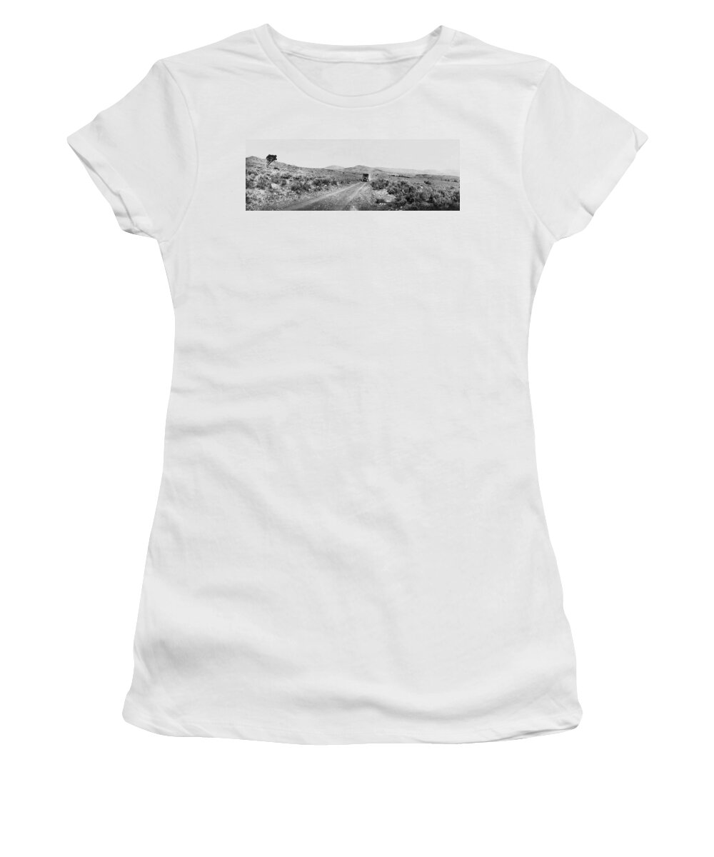 1910s Women's T-Shirt featuring the photograph Goodyear Wingfoot Express #2 by Underwood Archives