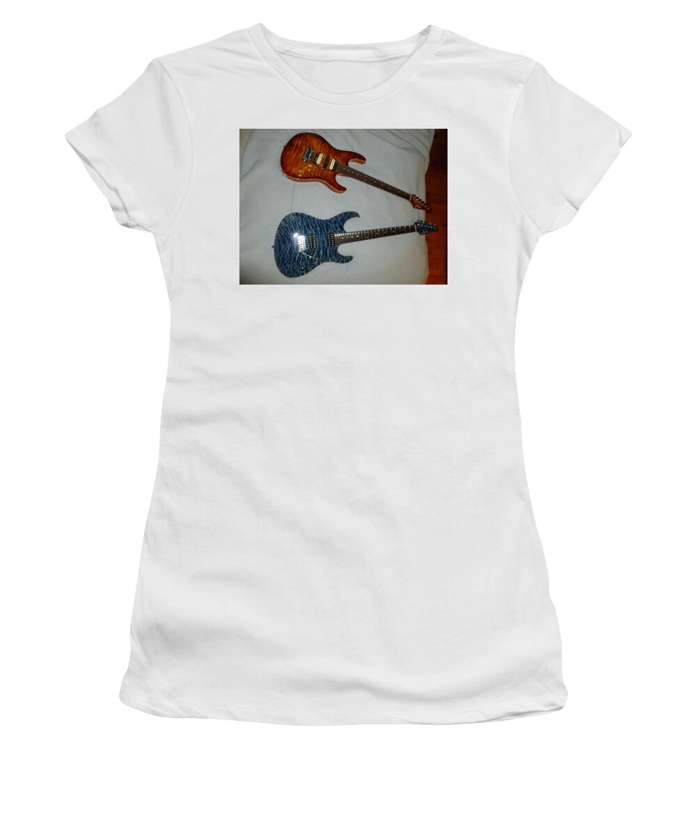 Guitar Women's T-Shirt featuring the photograph Guitar #24 by Jackie Russo