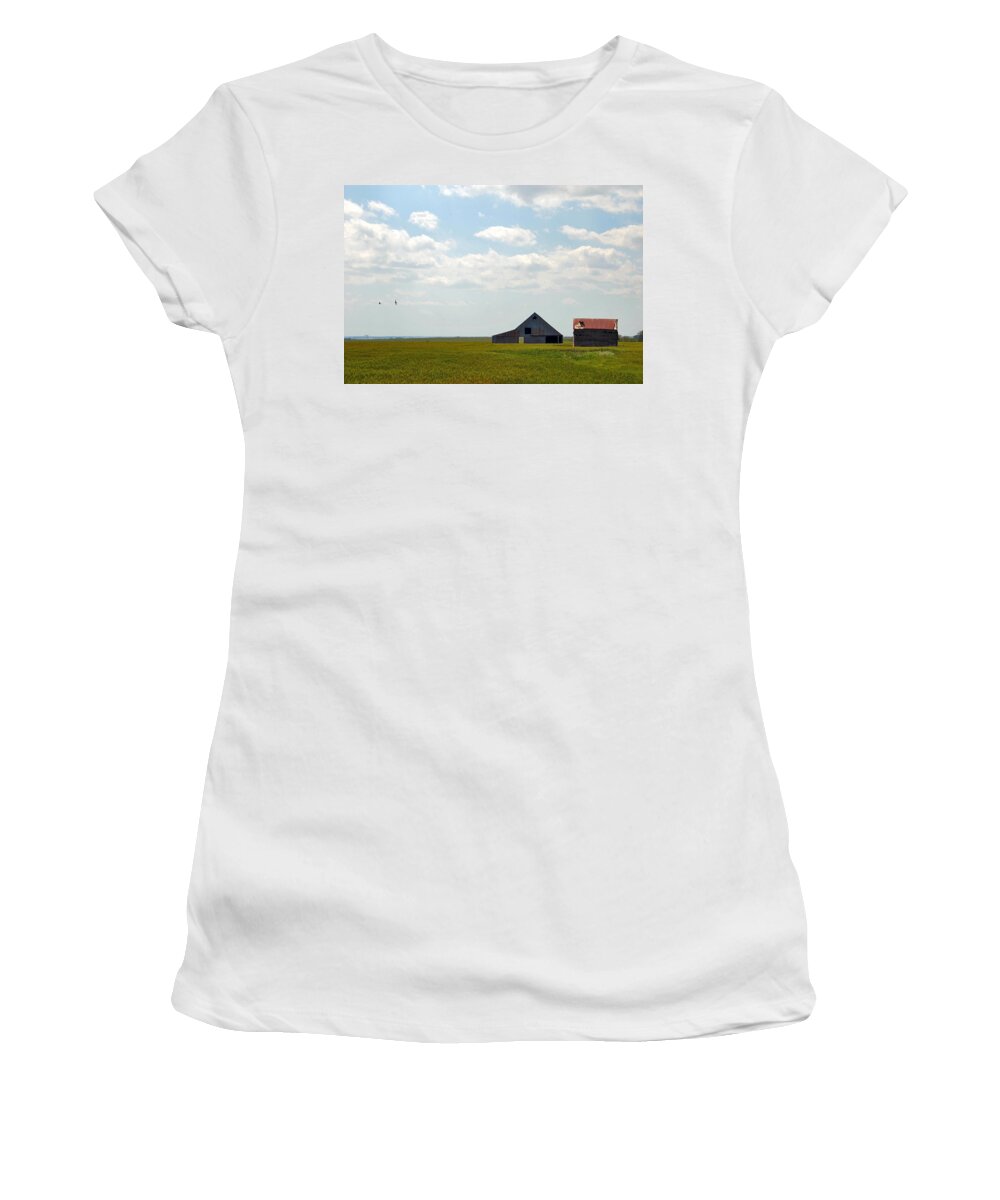 Landcape Women's T-Shirt featuring the photograph I'll Fly Away #3 by Anjanette Douglas