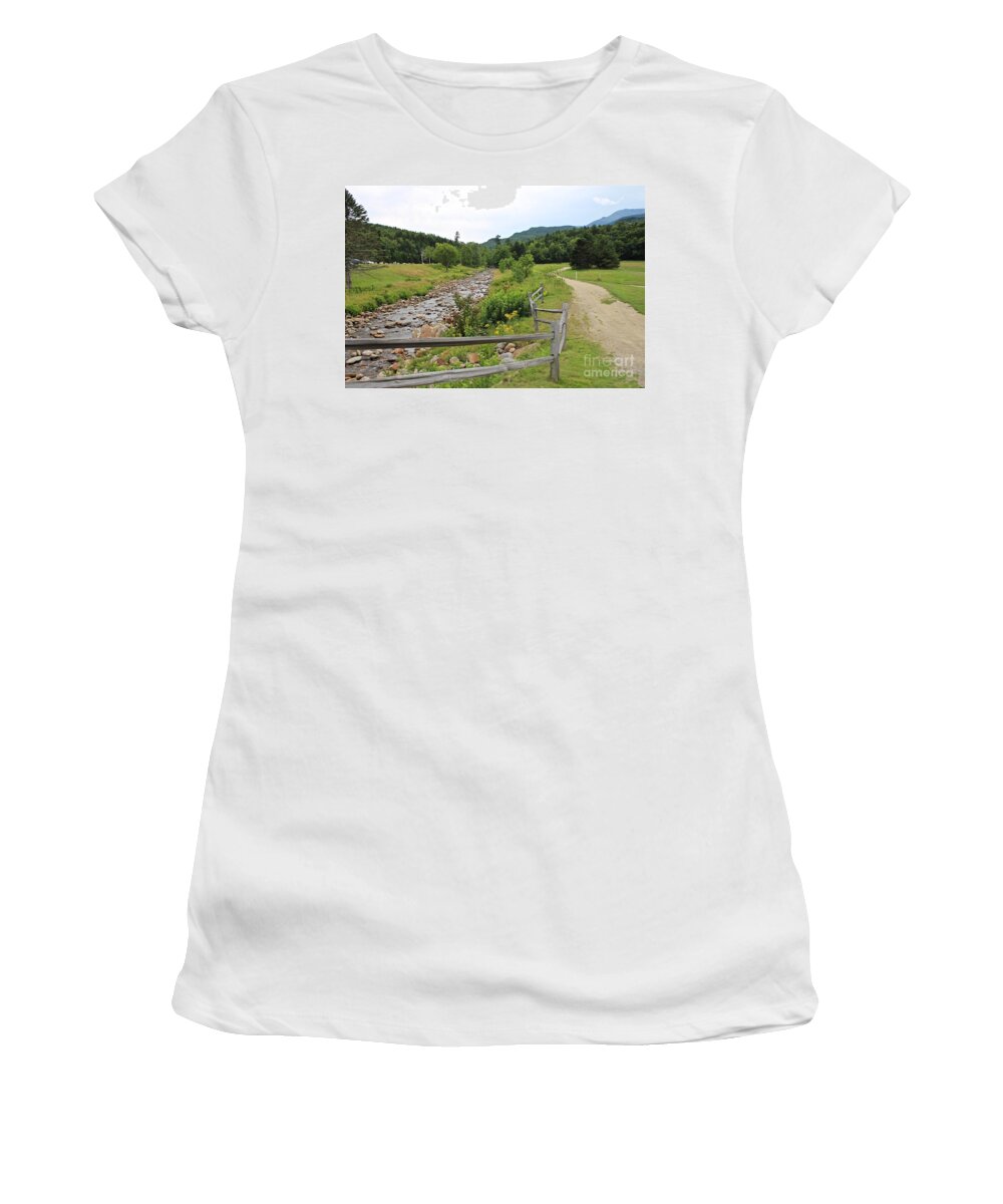 Mountains Women's T-Shirt featuring the photograph Mt. Washington #3 by Deena Withycombe