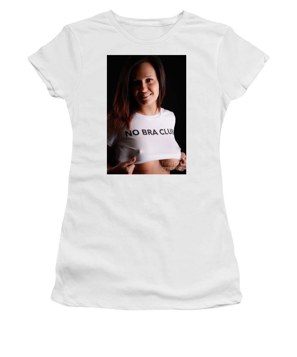 No Bra Club #3 Women's T-Shirt by Jt PhotoDesign - Pixels