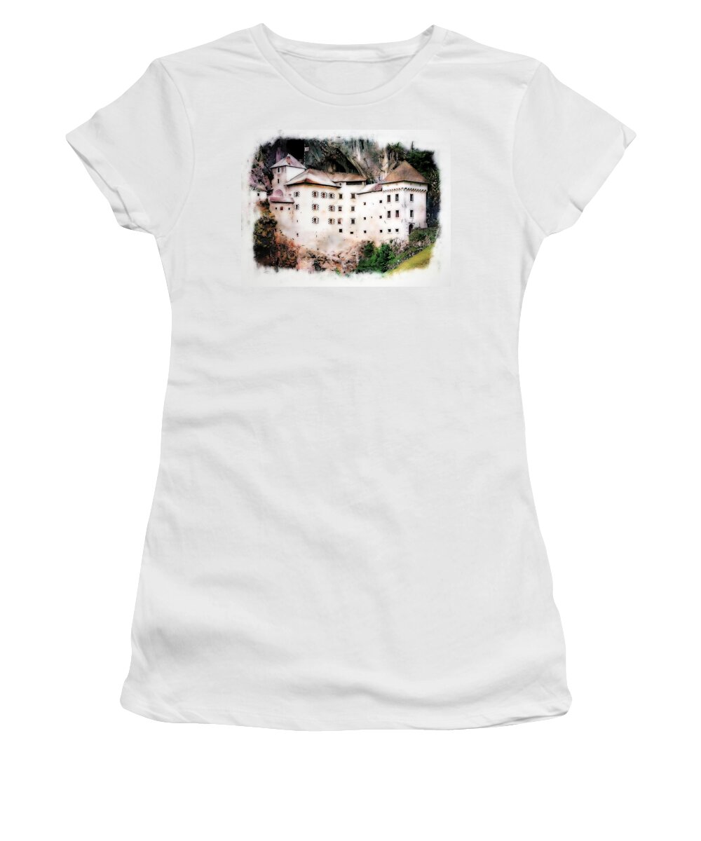 Croatia Women's T-Shirt featuring the photograph Predjama Castle, Predjama Slovenia #3 by Joseph Hendrix