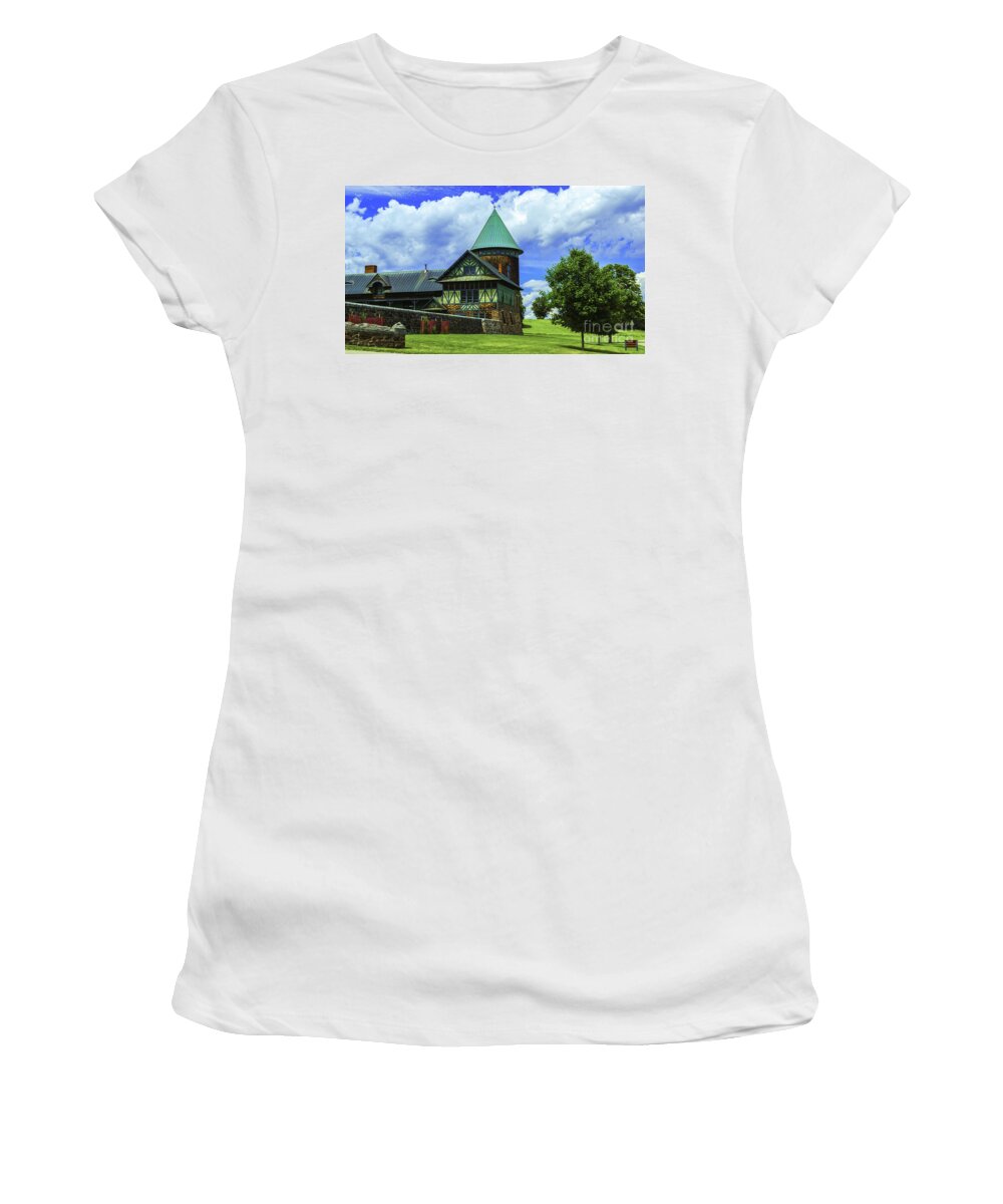 Vermont Women's T-Shirt featuring the photograph The Farm Barn #3 by Scenic Vermont Photography