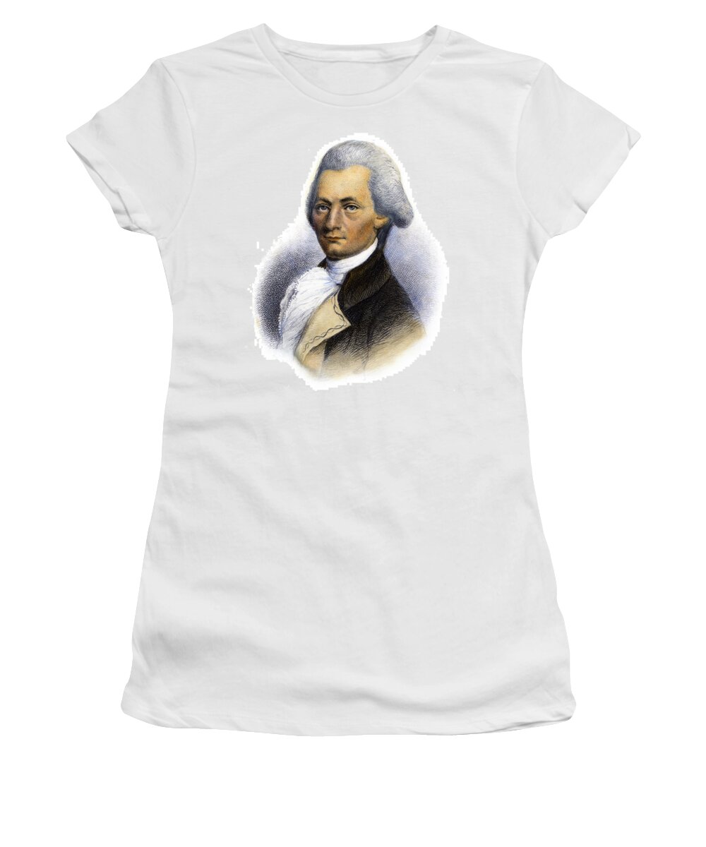 19th Century Women's T-Shirt featuring the drawing William Few, 1748-1828 #3 by Granger