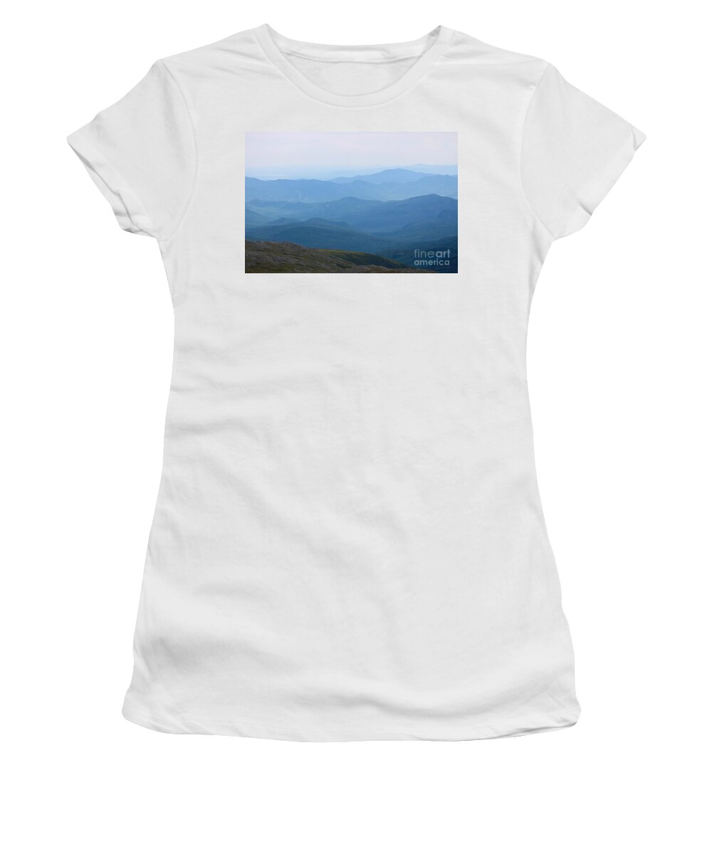 Mt. Washington Women's T-Shirt featuring the photograph Mt. Washington by Deena Withycombe