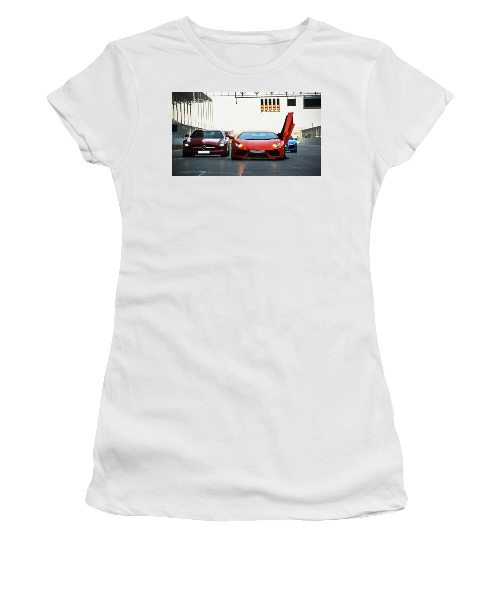 Car Women's T-Shirt featuring the digital art Car #5 by Maye Loeser