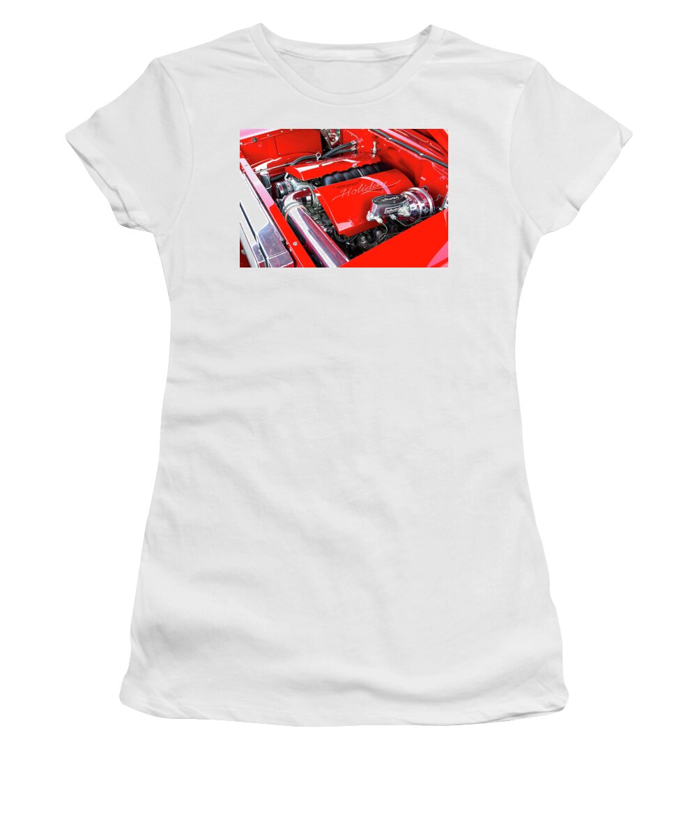 Chevrolet 210 Women's T-Shirt featuring the photograph Chevrolet 210 #5 by Jackie Russo