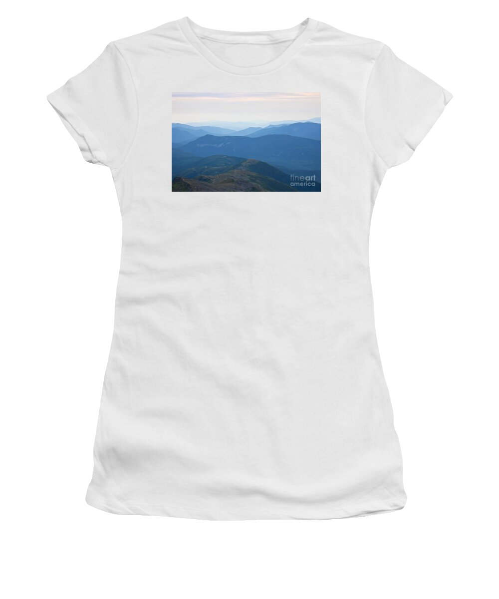 Mt. Washington Women's T-Shirt featuring the photograph Mt. Washington by Deena Withycombe